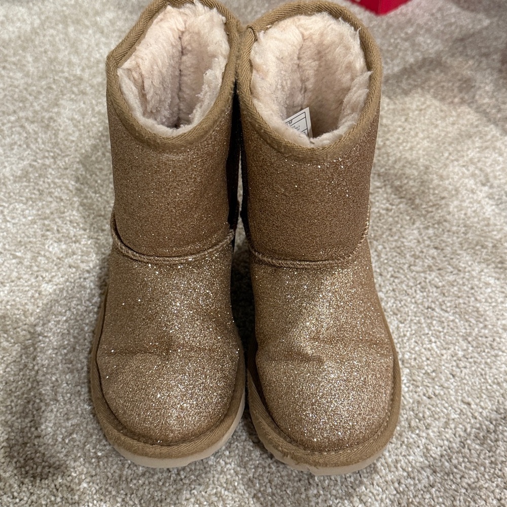 UGG Gold Sparkle Boots